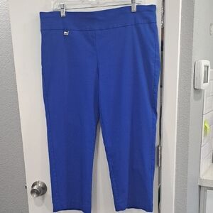 Alfani Royal Blue Capri's, Size 16W